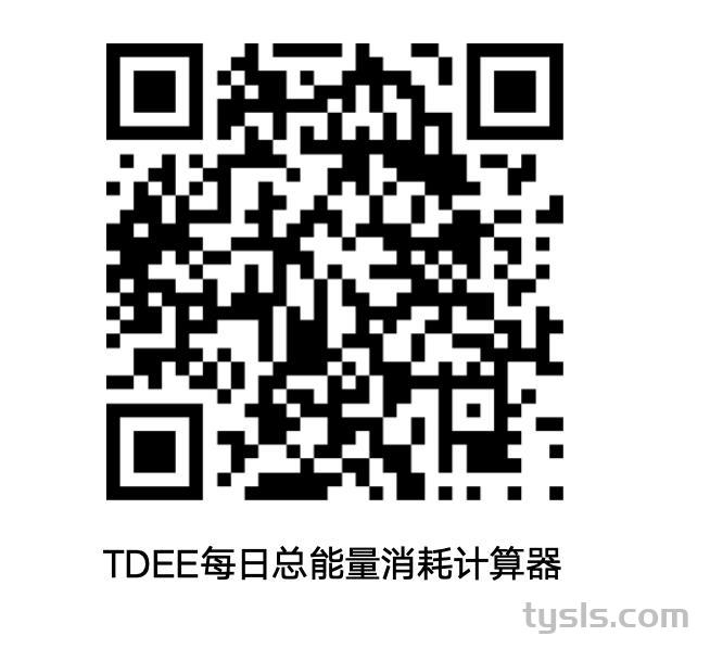 TDEE每日总能量消耗计算器